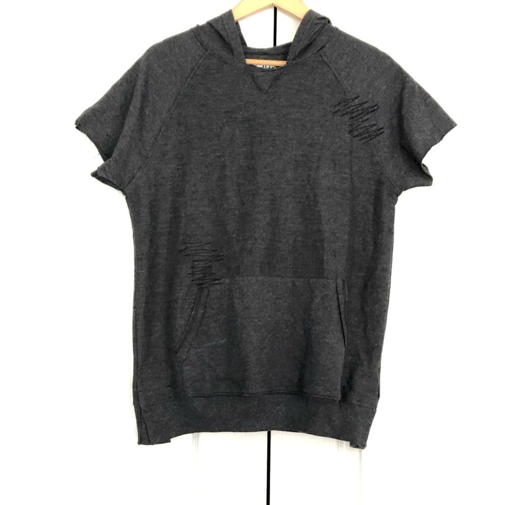 1775 | Men’s Short Sleeve Hoodie w/ Stitch Detail